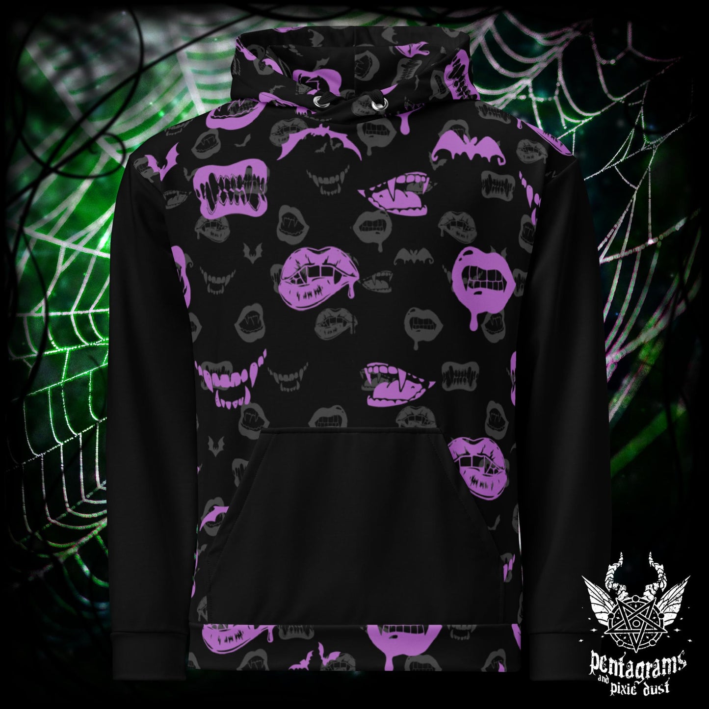 Bites n Bats Purple - Hoodie