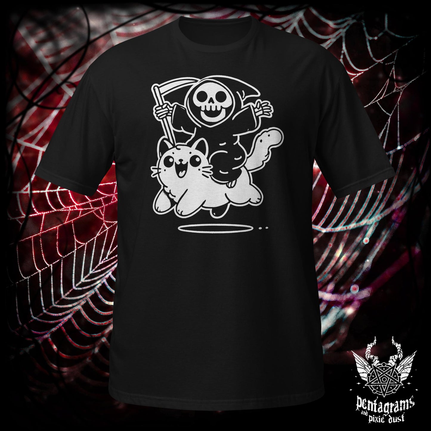 Death Rides Tonight - Cat - T-Shirt