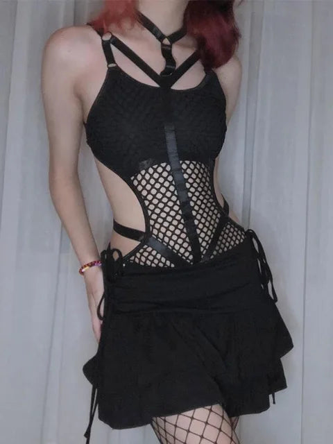 Fishnet Future Bodysuit