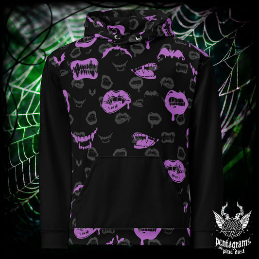 Bites n Bats Purple - Hoodie