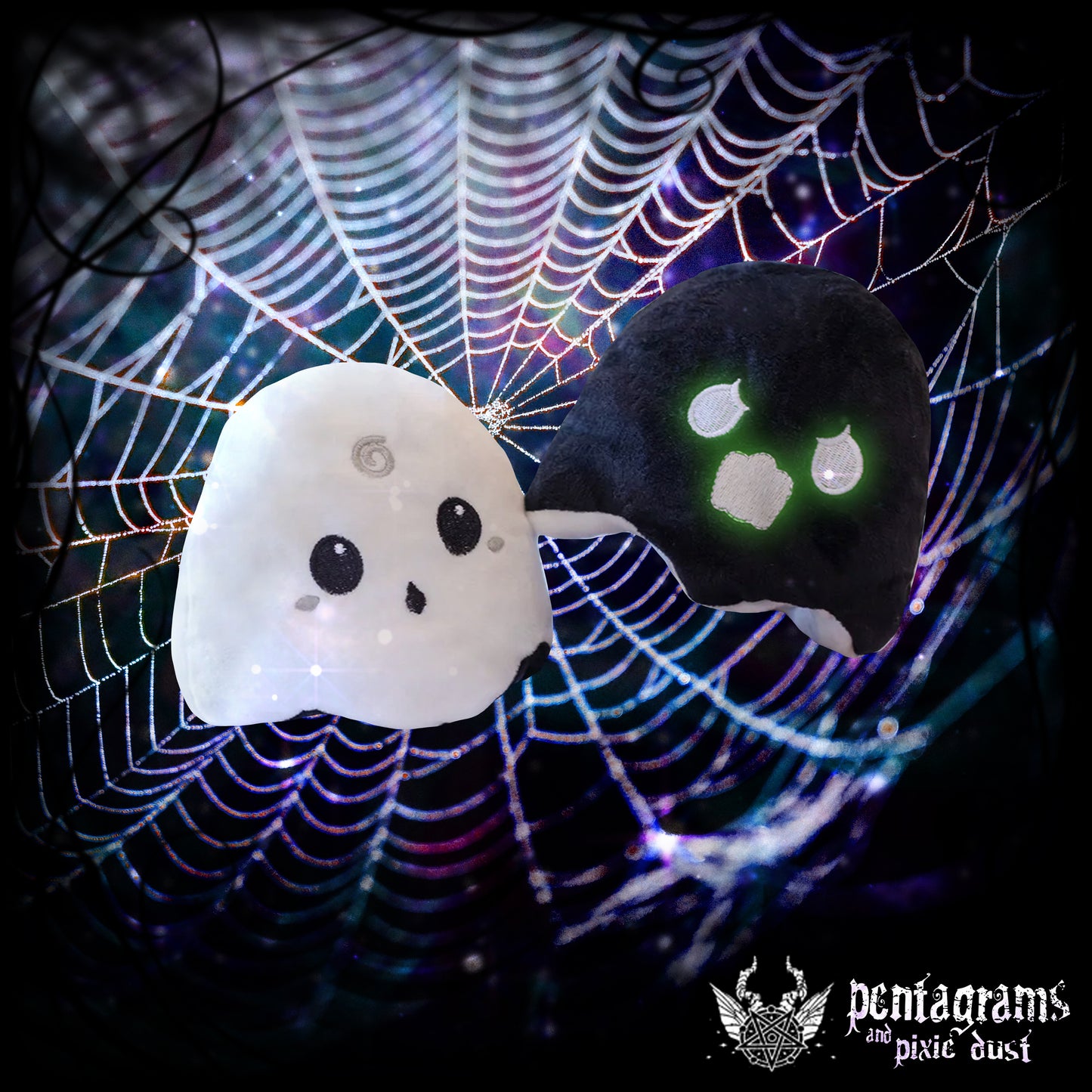 Reversible Glow in the Dark Ghost Plush