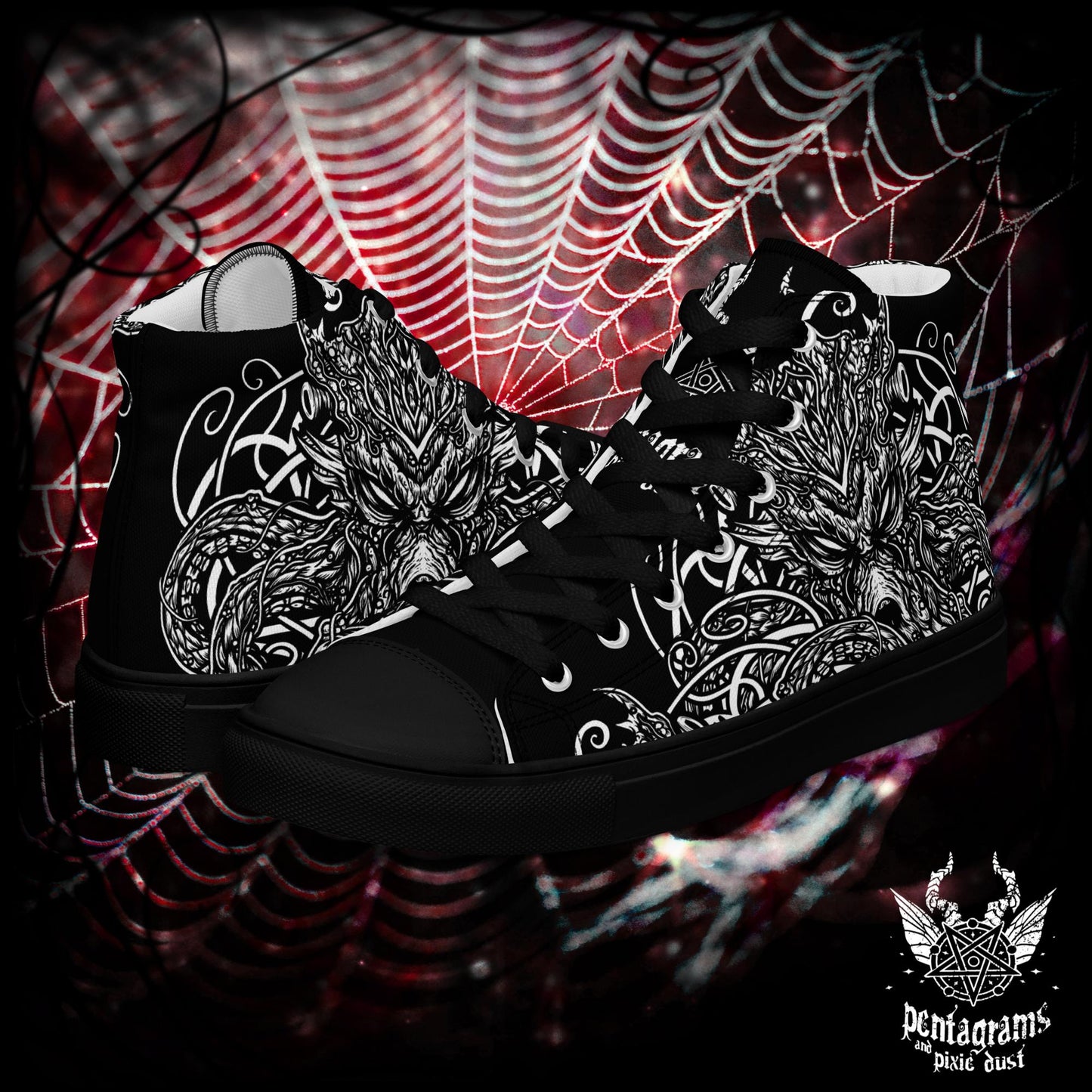 Call Of Cthulhu - Men’s high top canvas shoes