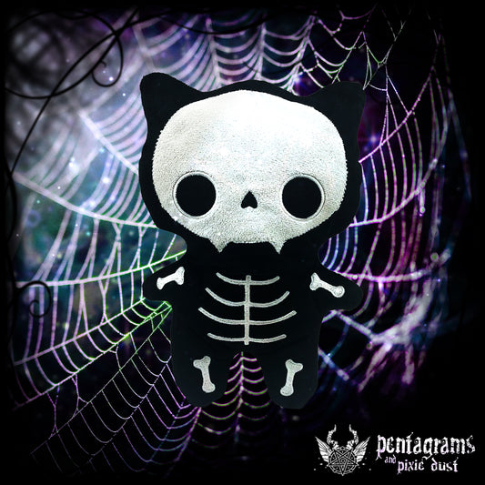 Skeleton Cat Plush