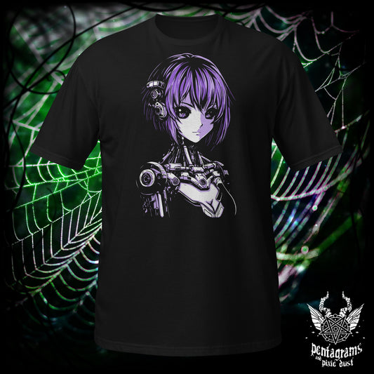 Purple Cyborg - T-Shirt