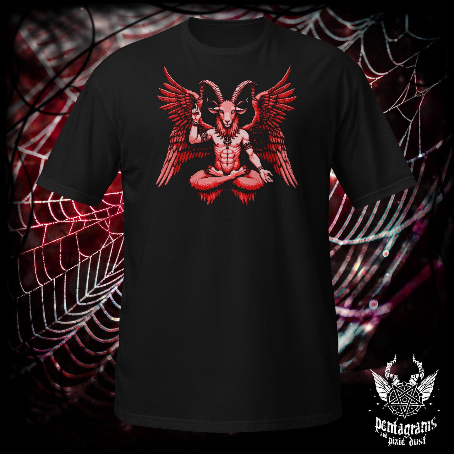 Pixel Art Baphomet T-Shirt