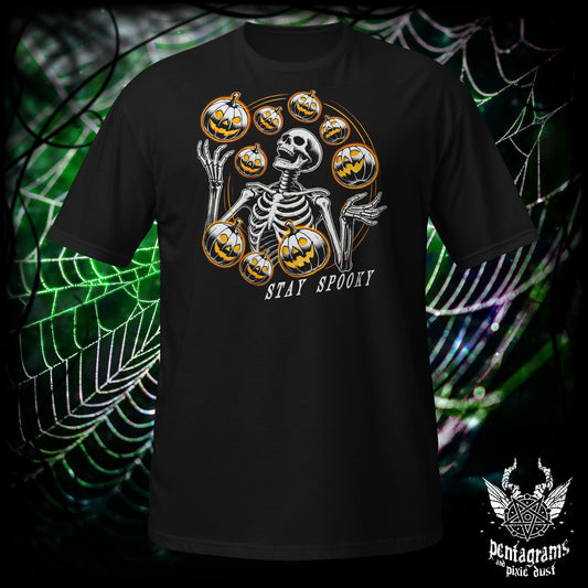 Stay Spooky - Juggling Jack-o-Lanterns - T-Shirt