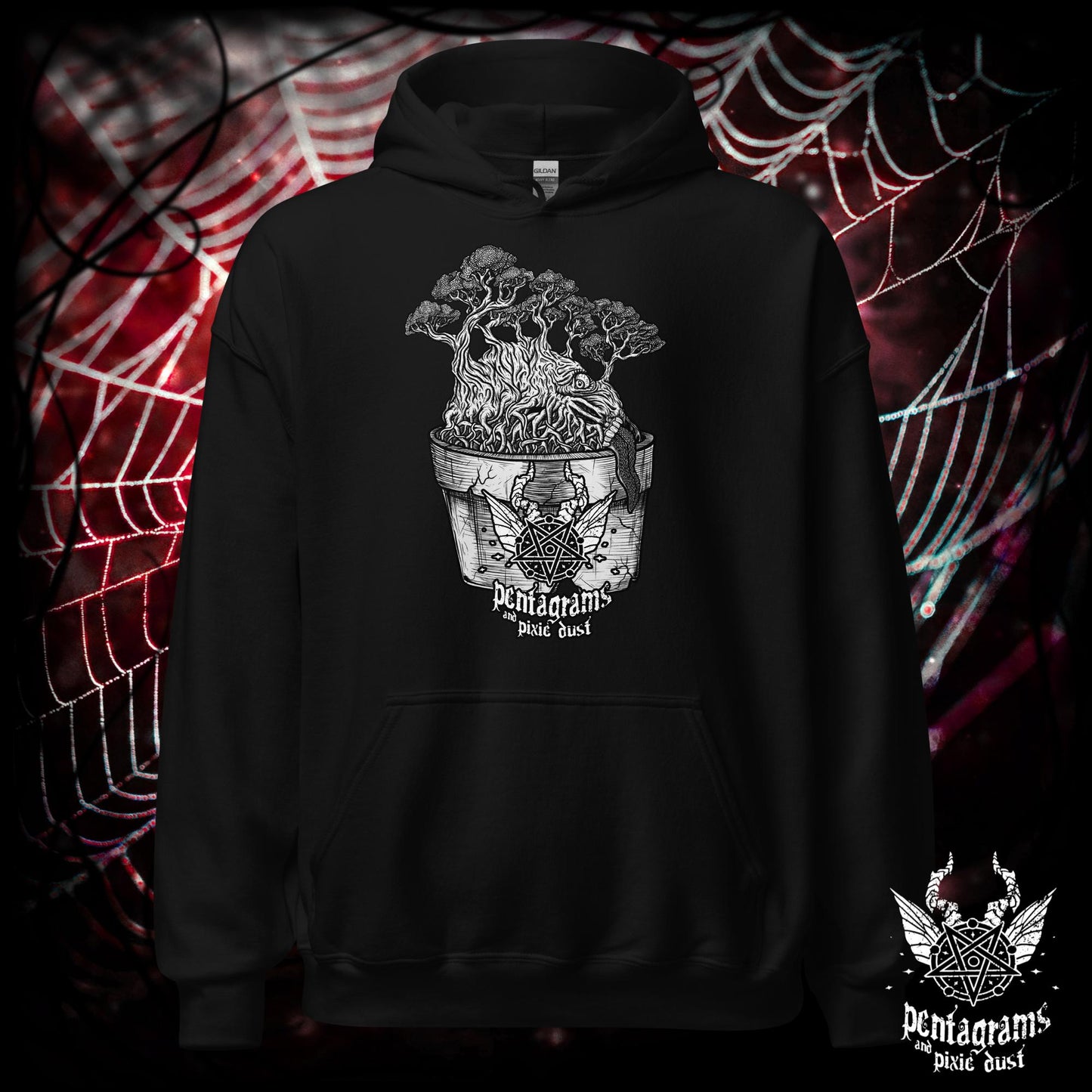 Pentagrams and Pixie Dust - Undead Bonsai - Hoodie